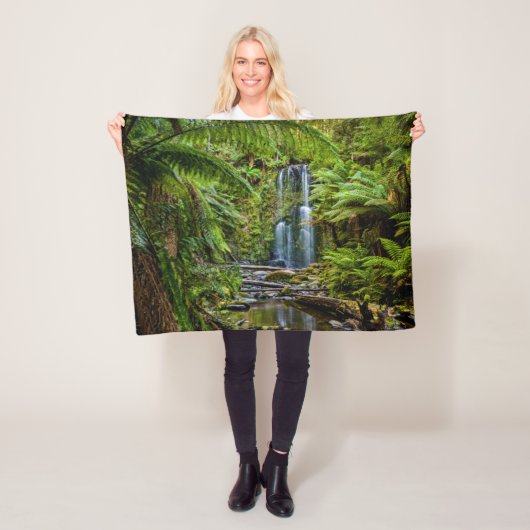 Wälder | Beauchamp Falls Australien Fleecedecke (Beispiel)