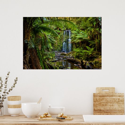Wälder | Beauchamp Falls Australien Poster (Küche)