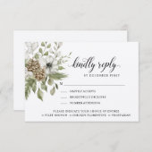 Wälder | Bitte beantworten | Optionen für das Esse RSVP Karte (Vorne/Hinten)