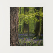 Wälder | Bluebells in Belgien Wandteppich (Vorderseite)