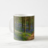 Wälder | Bluebellwald in Belgien Kaffeetasse (Vorderseite Links)