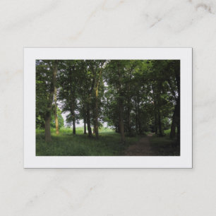 Wälder, Bute Park Cardiff (begrenzt) Visitenkarte