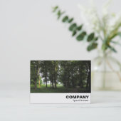 Wälder, Bute Park Cardiff Visitenkarte (Stehend Vorderseite)