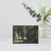 Wälder, Bute Park, Cardiff Visitenkarte (Stehend Vorderseite)