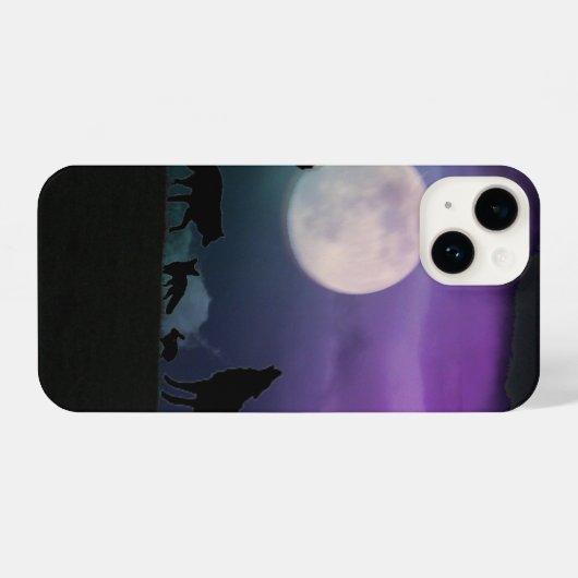 Wälder Crites Northern Lights iPhone Hülle (Rückseite (Horizontal))