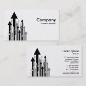 Wälder der Pfeile - Schwarz und Weiß (Platin) Visitenkarte (Vorne/Hinten)