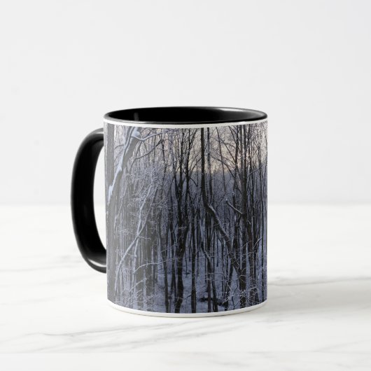 Wälder der Schneebaume Tasse (Vorderseite Links)