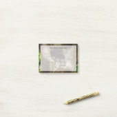 Wälder | Drei Eulen suchen Post-it Klebezettel (Auf Schreibtisch)