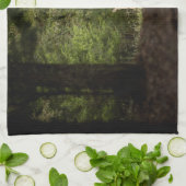 Wälder | Ein weißer Schwanz im Wald Geschirrtuch (Gefaltet)