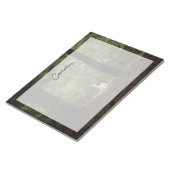 Wälder | Ein weißer Schwanz im Wald Notizblock (angewinkelt)