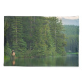 Wälder | Elch im Banff-Nationalpark Alberta Kissenbezug (Rückseite)