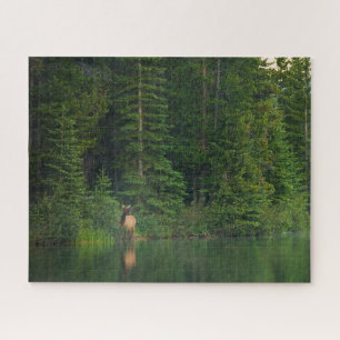 Wälder Elch im Banff-Nationalpark Alberta Puzzle