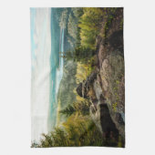 Wälder | Erzgebirge Deutschland Geschirrtuch (Vertikal)