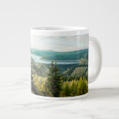 Wälder | Erzgebirge Deutschland Jumbo-Tasse (Vorderseite Rechts)