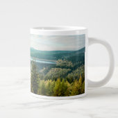 Wälder | Erzgebirge Deutschland Jumbo-Tasse (Rechts)
