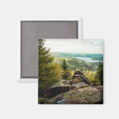 Wälder | Erzgebirge Deutschland Magnet (Vorderseite/Rückseite)