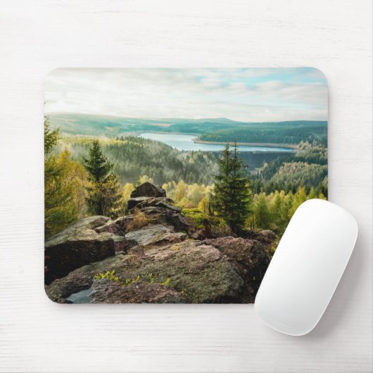 Wälder | Erzgebirge Deutschland Mousepad (Mit Mouse)