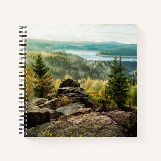 Wälder | Erzgebirge Deutschland Notizblock (Vorderseite)