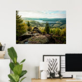 Wälder | Erzgebirge Deutschland Poster (Heimbüro)