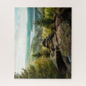 Wälder | Erzgebirge Deutschland Puzzle (Vertikal)