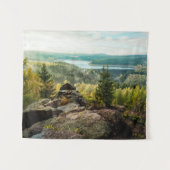 Wälder | Erzgebirge Deutschland Wandteppich (Vorderseite (Horizontal))