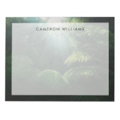 Wälder | Fernen im Regenwald Notizblock (Vorderseite)