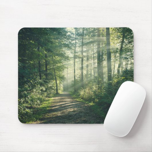 Wälder | Forstweg Hamburg Deutschland Mousepad (Mit Mouse)