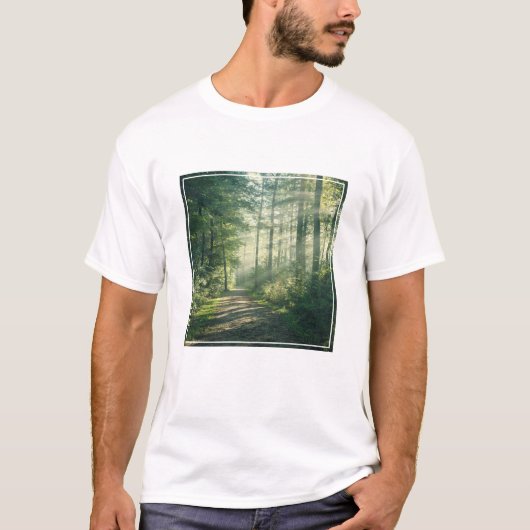 Wälder | Forstweg Hamburg Deutschland T-Shirt (Vorderseite)