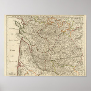 Wälder Frankreichs Poster