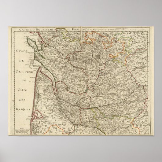 Wälder Frankreichs Poster (Vorne)