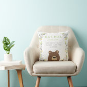 Wälder Geburtsstaten von Bären Kinderzimmer Pillow Kissen (Stuhl )