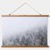 Wälder, gefroren wandteppich mit holzrahmen (Vorne)