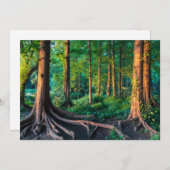 Wälder | Grünland und Wälder Dankeskarte (Vorne/Hinten)