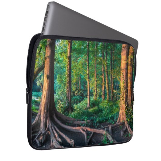 Wälder | Grünland und Wälder Laptopschutzhülle (Vorne Rechts)