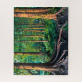 Wälder | Grünland und Wälder Puzzle (Vertikal)