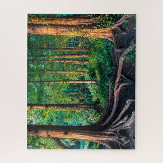 Wälder | Grünland und Wälder Puzzle (Vertikal)