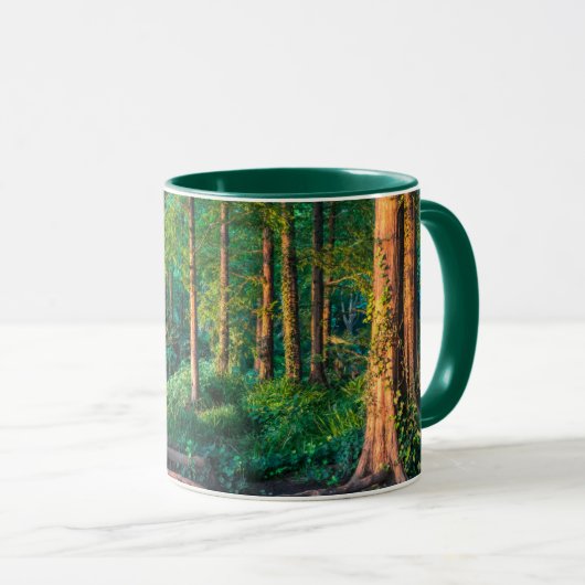 Wälder | Grünland und Wälder Tasse (VorderseiteRechts)