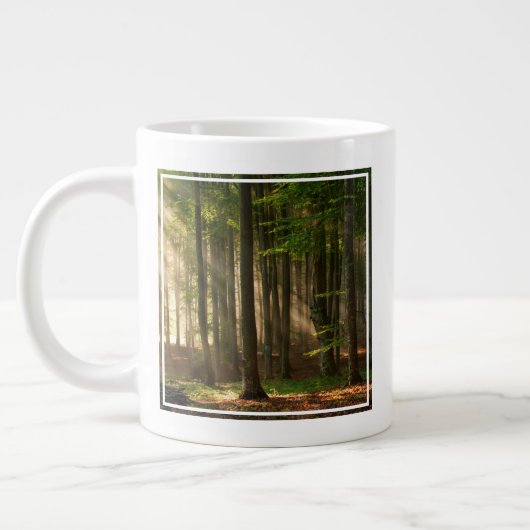 Wälder | Herbstwald Jumbo-Tasse (Links)