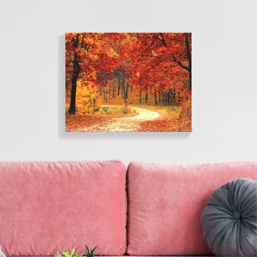 Wälder im Herbst Leinwanddruck (Insitu (Wohnzimmer))