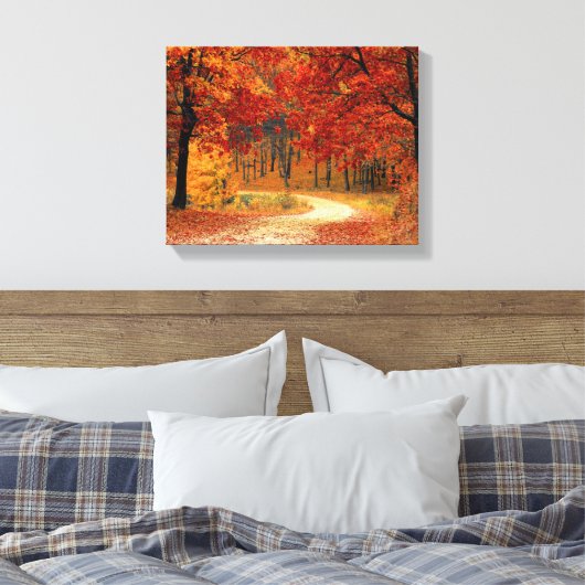 Wälder im Herbst Leinwanddruck (Insitu (Schlafzimmer))
