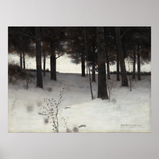 Wälder im Winter - Charles W. Eaton Fine Art Poste Poster (Vorne)