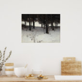 Wälder im Winter - Charles W. Eaton Fine Art Poste Poster (Küche)