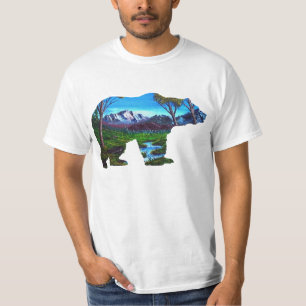 Wälder in Bären T-Shirt