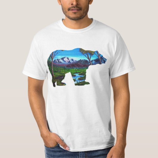 Wälder in Bären T-Shirt (Vorderseite)