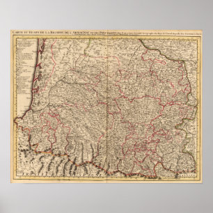 Wälder in Frankreich Poster