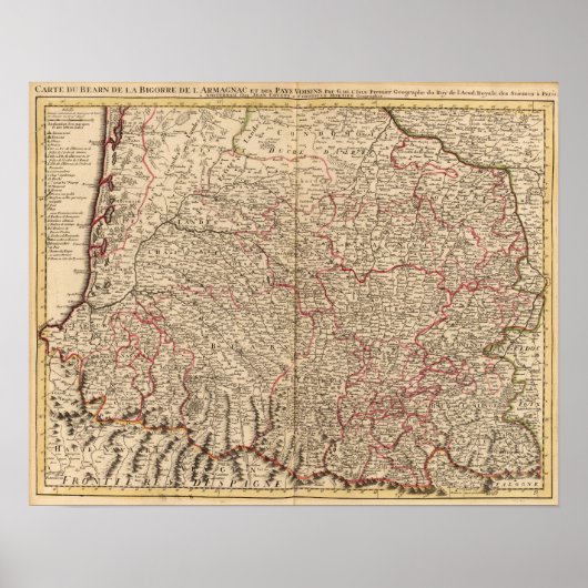 Wälder in Frankreich Poster (Vorne)