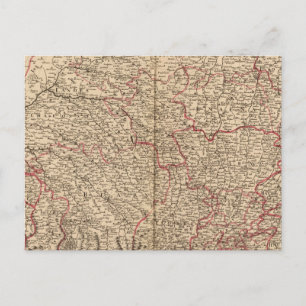 Wälder in Frankreich Postkarte
