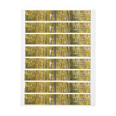 Wälder in Gelben Blätter Herbstlandschaft (Bogen)