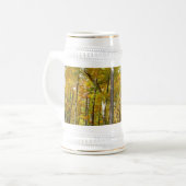 Wälder in Gelben Blätter Herbstlandschaft Bierglas (Vorderseite Links)