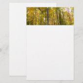 Wälder in Gelben Blätter Herbstlandschaft Briefpapier (Vorne/Hinten)